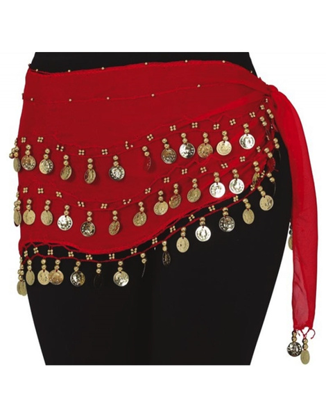 Pañuelo danza con monedas colores