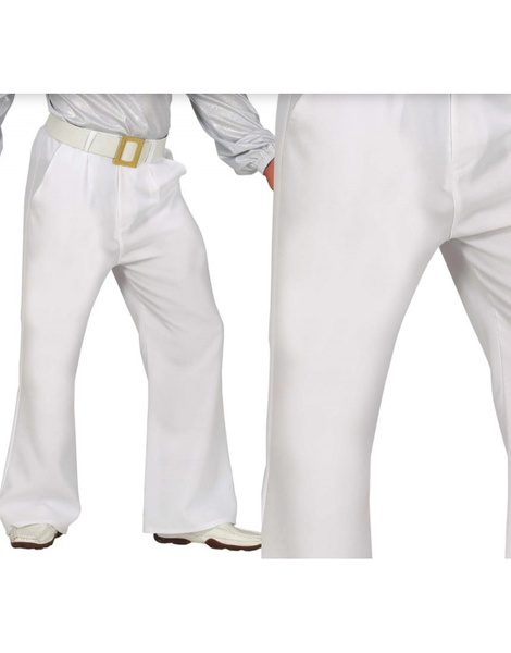 Pantalón blanco disco adulto