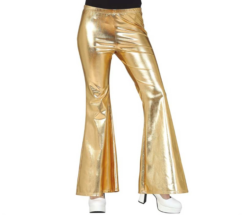 Pantalón campana Oro/Plata mujer T.M