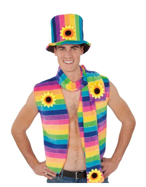 Sombrero + bufanda raimbow