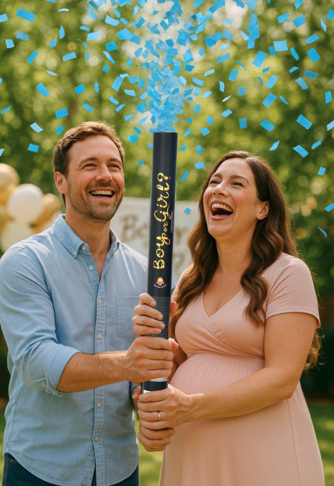 Cañon confetti Niño/Niña 40 cms.