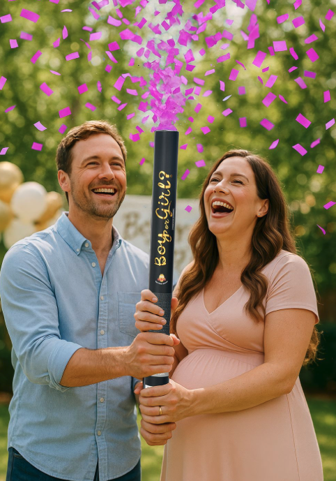 Cañon confetti Niño/Niña 40 cms.