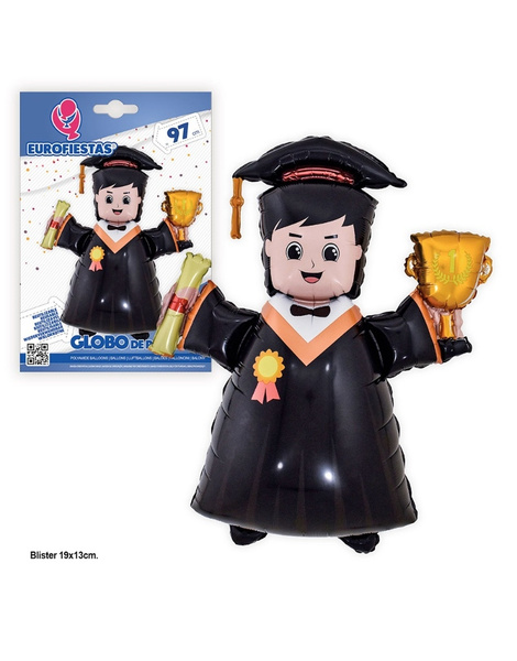 Globo Poliamida niño graduado 97 cms