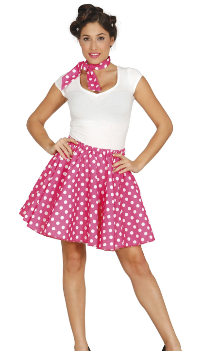 Set Pin Up : Pañuelo + Falda colores