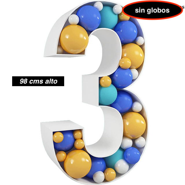 Estructura Foam para globos números Gr.