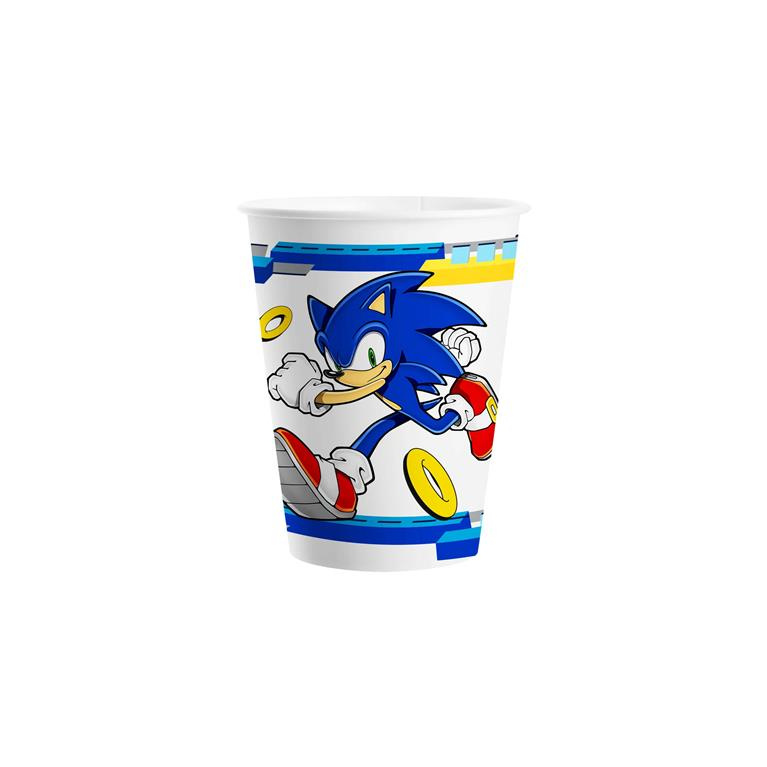 8 vasos Sonic 20 cl.