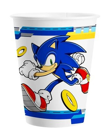 8 vasos Sonic 20 cl.