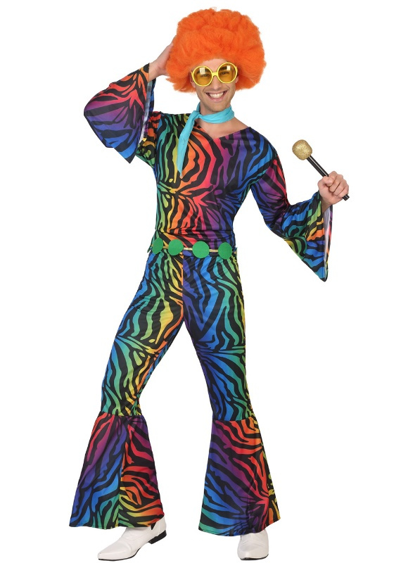 Disfraz Disco multicolor para hombre
