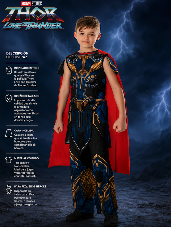 Disfraz Thor TLT classic infantil