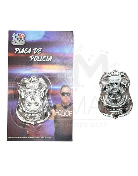 Placa policía pvc