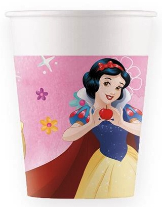 8 vasos Princesas Disney 20 cl. desech.