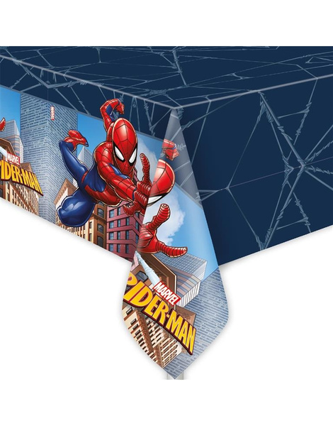 Mantel Spiderman plástico 120x180 cms.