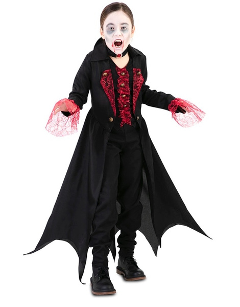 Fantasia VampirA Menina Drácula Infantil Halloween