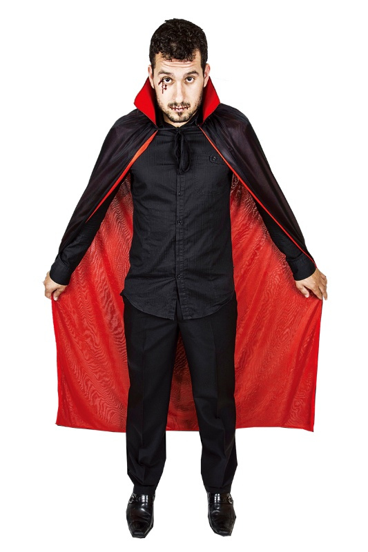 Capa Drácula roja/negra