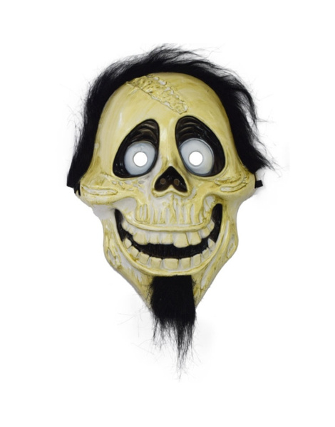 calavera con pelo