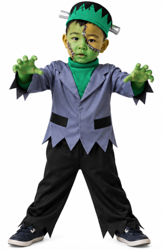 Disfraz Monstruo verde para bebés