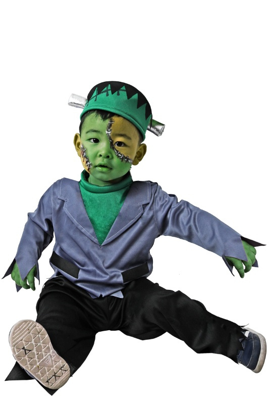 Disfraz Monstruo verde para bebés