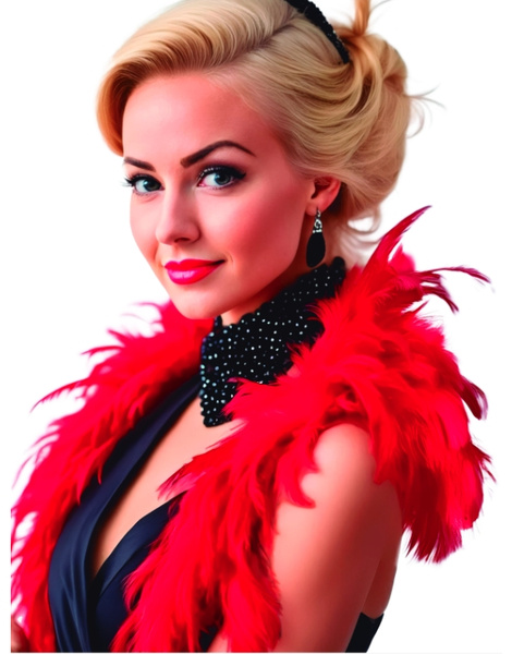 Boa Pluma Colores 1'80M - 40gramos