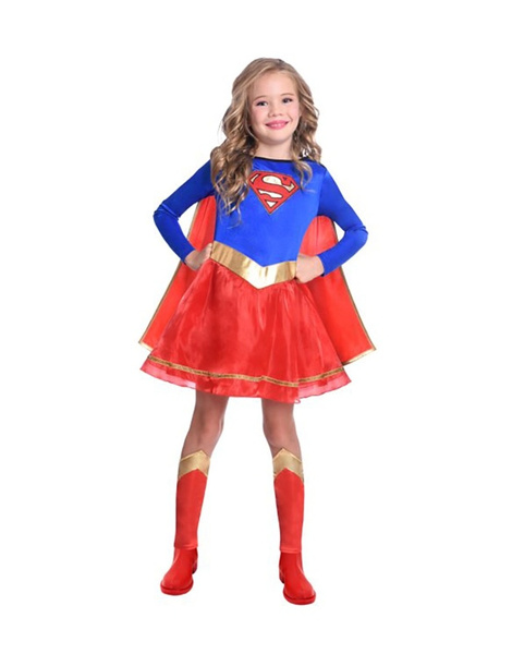 Mula Mediante Desviar Disfraz Supergirl W.B. para niña