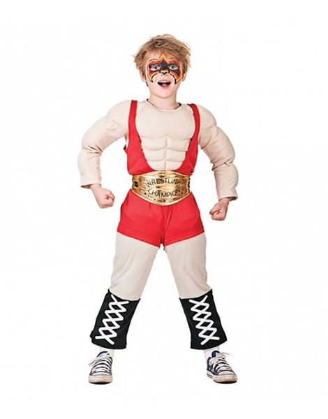 Disfraz Luchador musculoso infantil