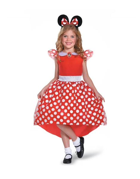 Sinewi Espectador Soportar Disfraz Disney Minnie rojo classic niña