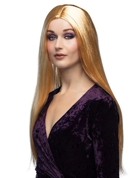 Peluca Rubia larga lisa