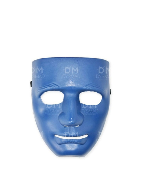 Máscara Hip-Hop azul pvc
