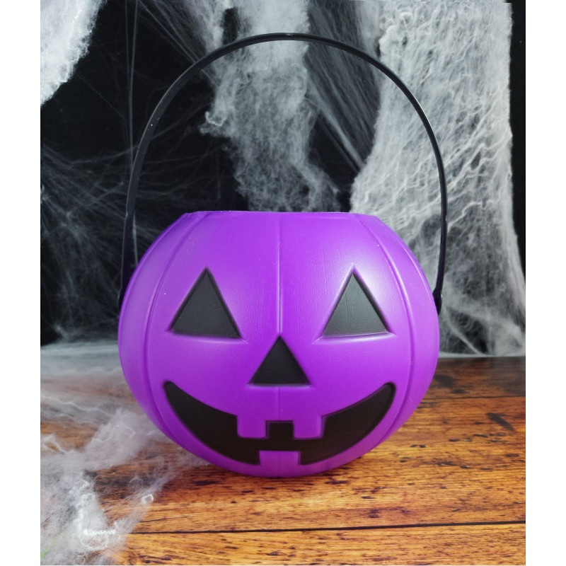 Cubo calabaza morado 18 cms.