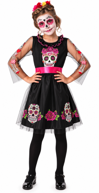 Disfraz Catrina para niña