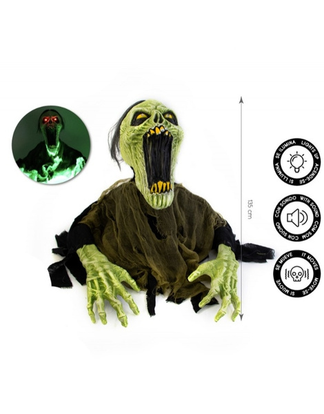 Figura Zombie animado sonido/mov.135cms