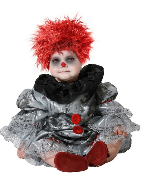 Disfraz Payaso gris halloween +24 meses Disfraz Payaso gris halloween +24 meses