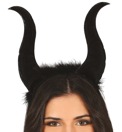 Diadema demonio negra