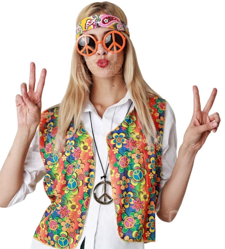Chaleco Hippie adulto