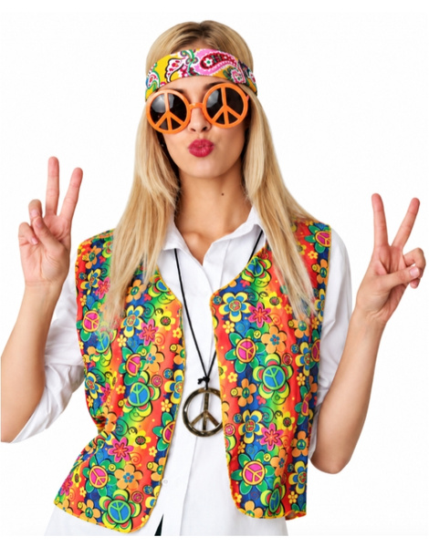 Chaleco Hippie adulto
