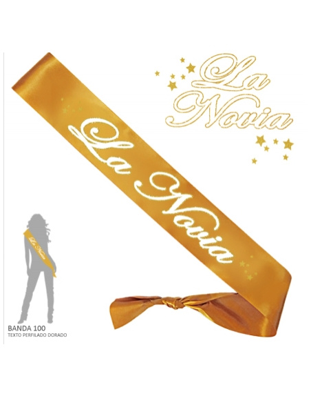 Banda 100 La Novia perfil dorada