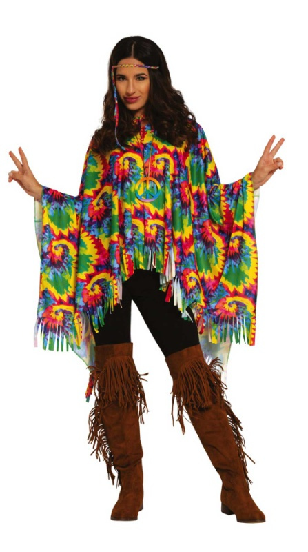 Poncho Hippie para mujer T.L