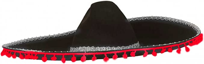 Sombrero Mariachi/Katrín negro adulto