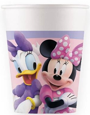 8 vasos Minnie mouse 20 cl. desechables