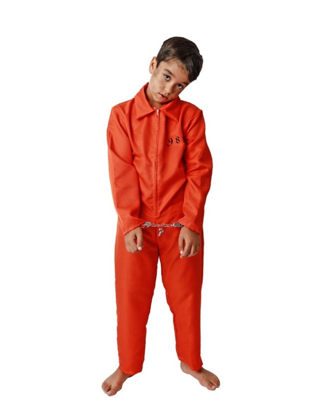 Disfraz para Adultos Preso Muerto Naranja Asesino XL (XL) 