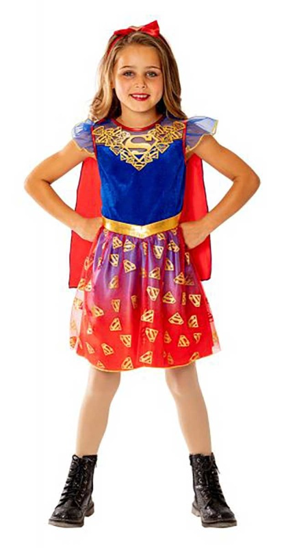 Disfraz Super Girl Deluxe para niña