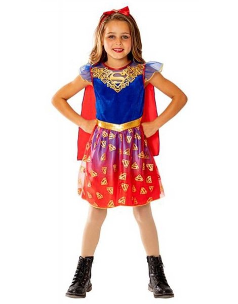 Disfraz Super Girl Deluxe para niña