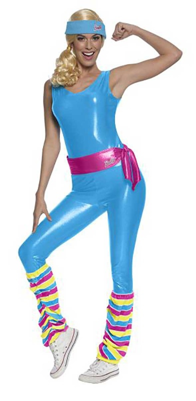 Disfraz Barbie deportista para mujer