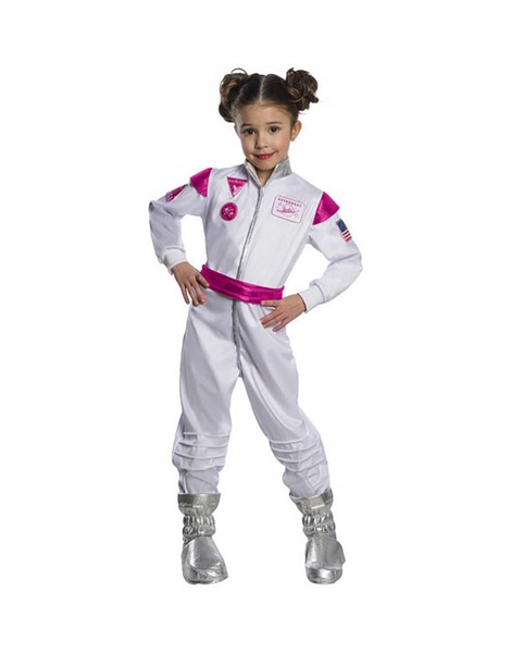 Altoparlante Adjuntar a Leer Disfraz Barbie astronauta infantil