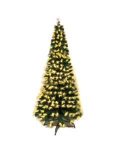 Arbol nav. fibra óptica luz calida LUXE