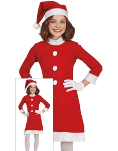 Disfraz Mamá Noel para niña eco
