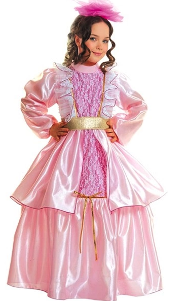 Disfraz Dama Rosa Infantil T.3/4años