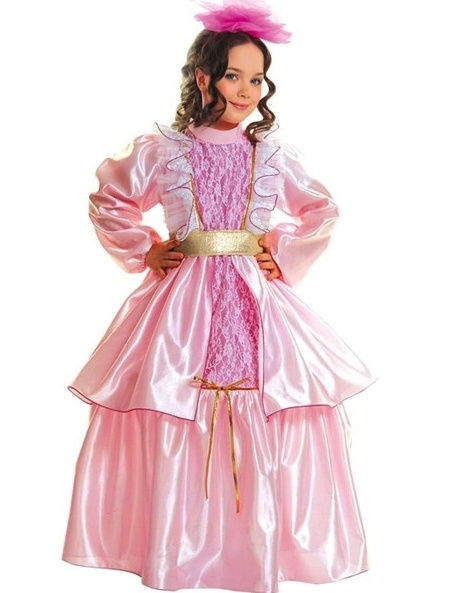 Disfraz Dama Rosa Infantil T.3/4años