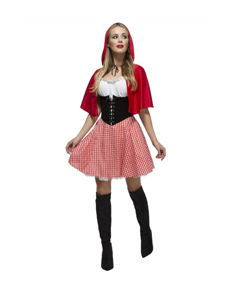 Mujer Sexy Caperucita Roja Disfraz Adulto Disfraz Halloween Cosplay