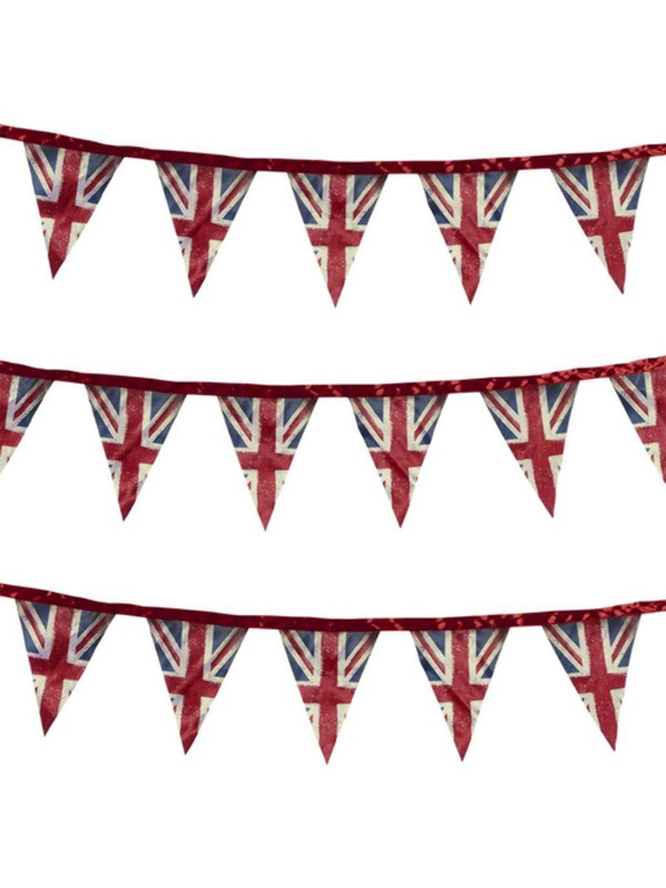 Banderines de Tela Inglaterra 3 metros