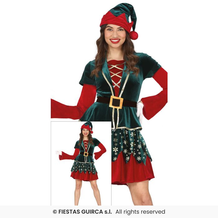 Disfraz Elfa para mujer